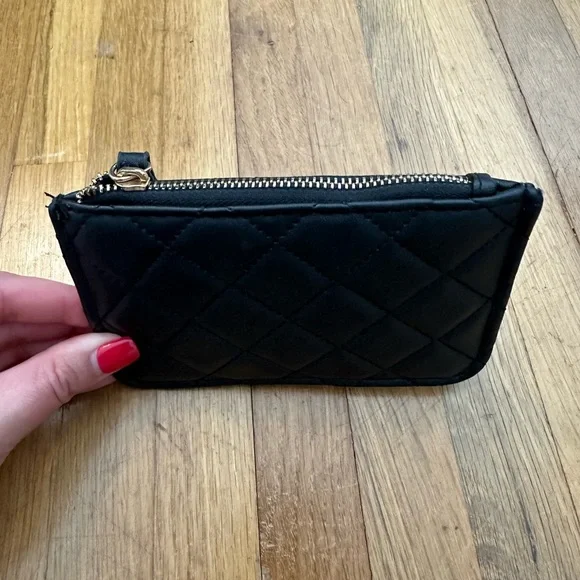 *last chance!!* Black zip wallet with ring - Picture 7 of 14